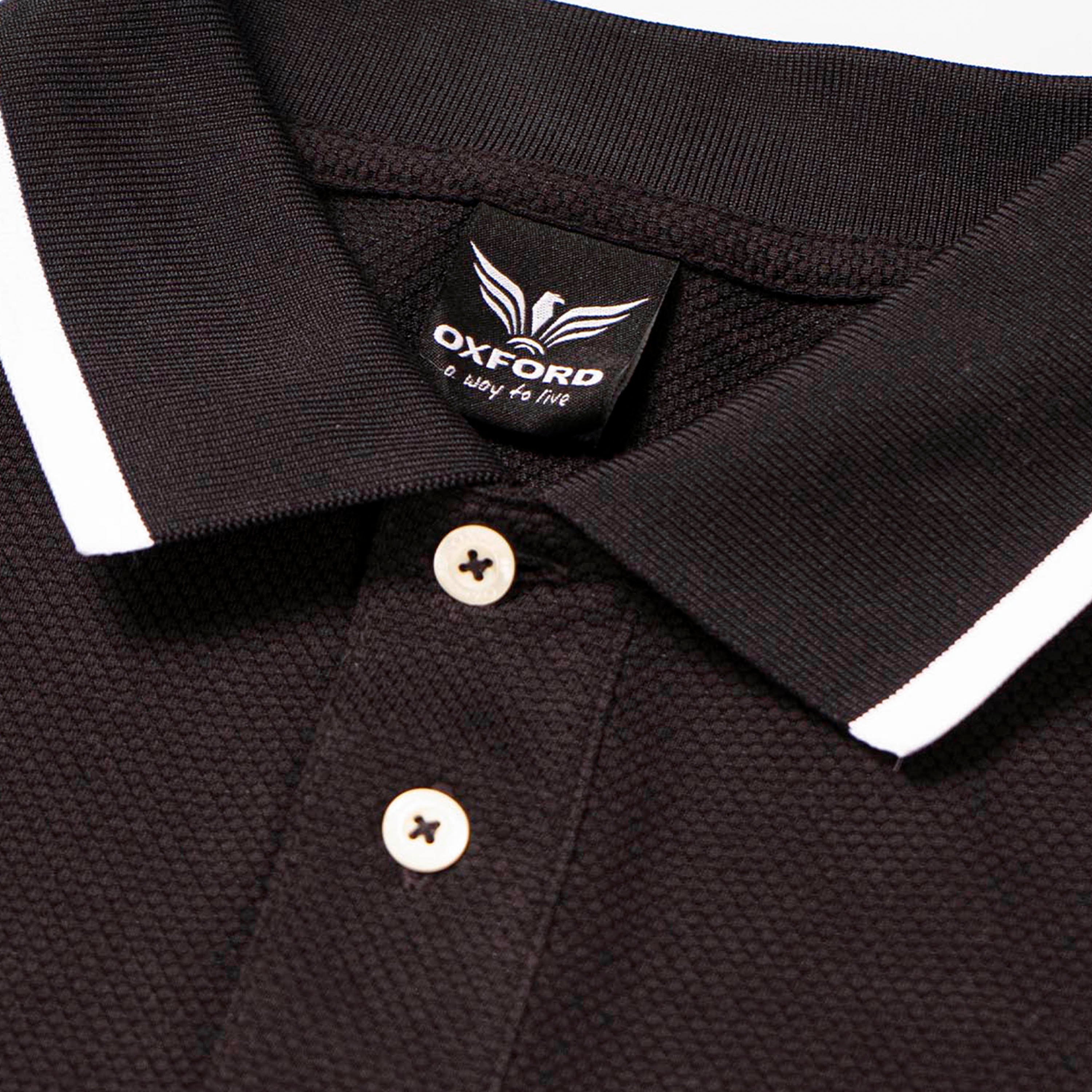 Classic Black Oxford Premium Polo shirt